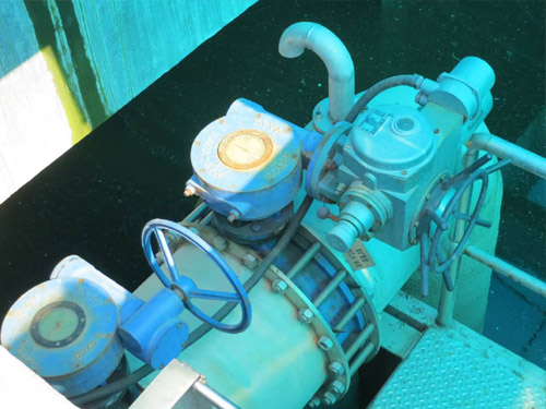 電動對夾蝶閥應用珠海某汙水廠